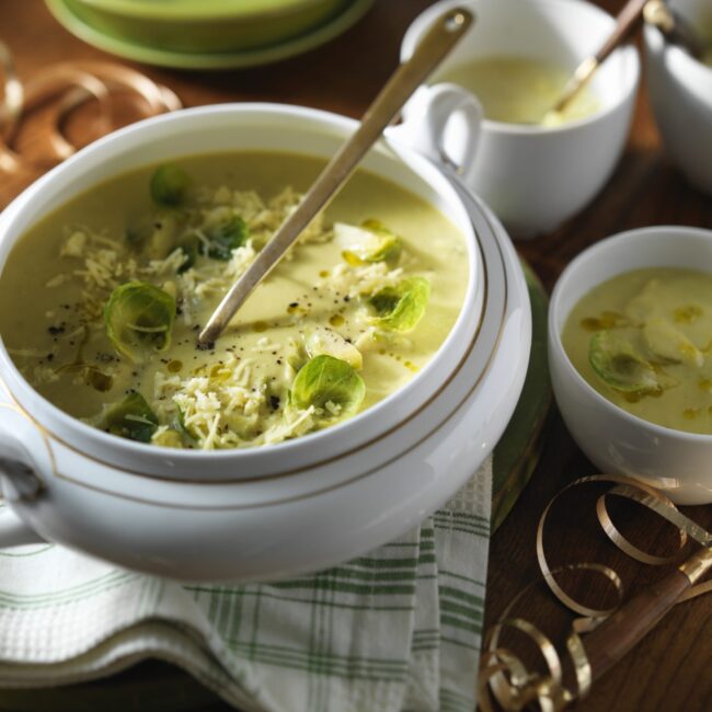 Sprout & Cheddar Soup Recipe